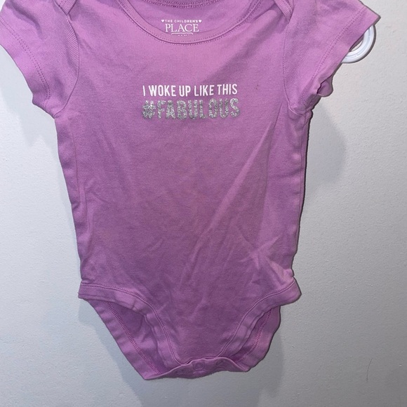 5/$15 The Children's Place Lavender Baby Onesie - Picture 1 of 4